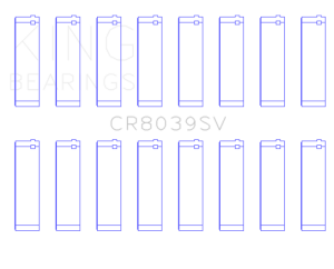 Ford Powerstroke Connecting Rod Bearing Set - King Engine Bearings - Size STD - `08-`10